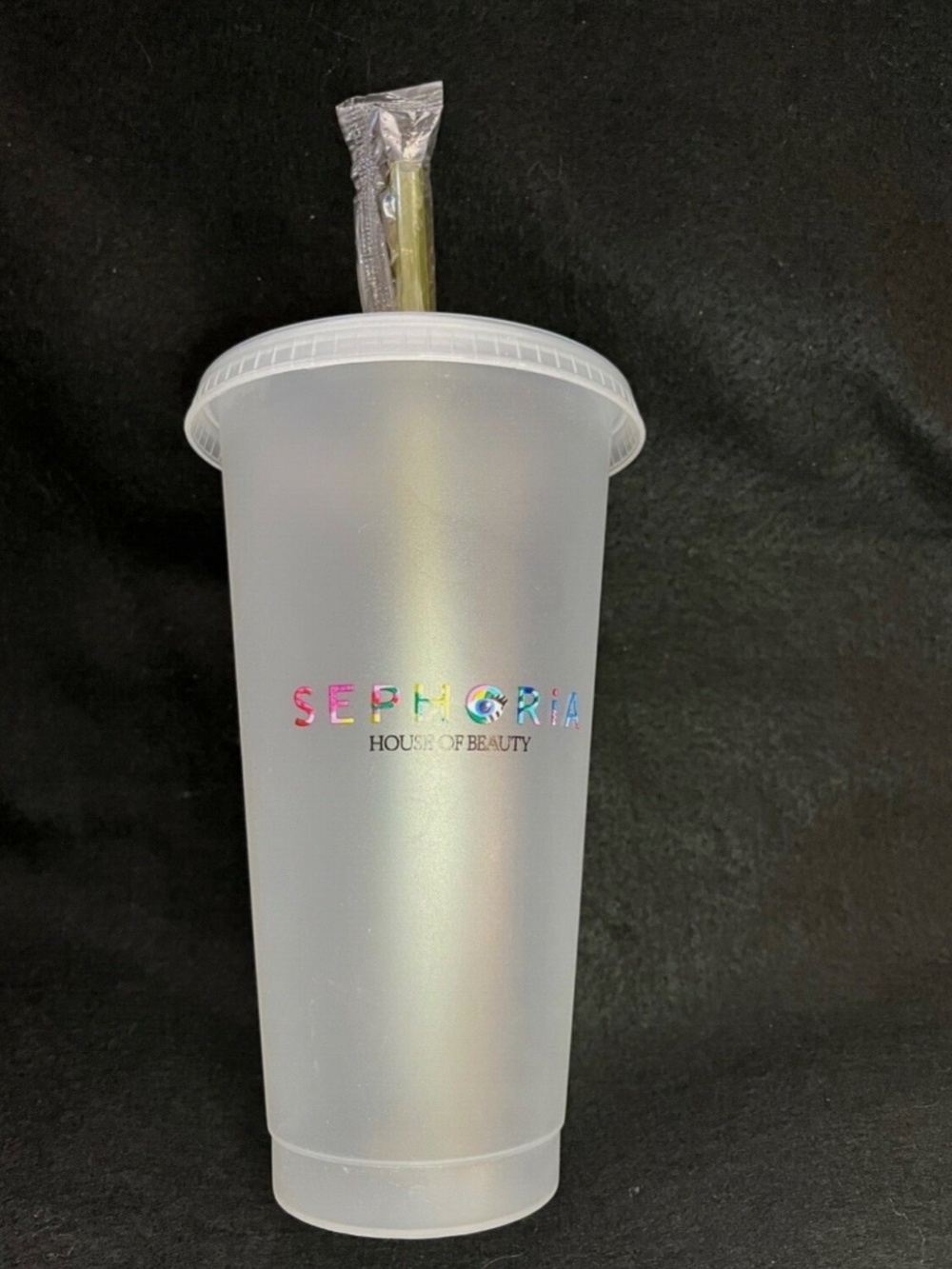 Sephoria House of Beauty — Sephora 2021 swag cup Travel cup with straw & lid NEW
